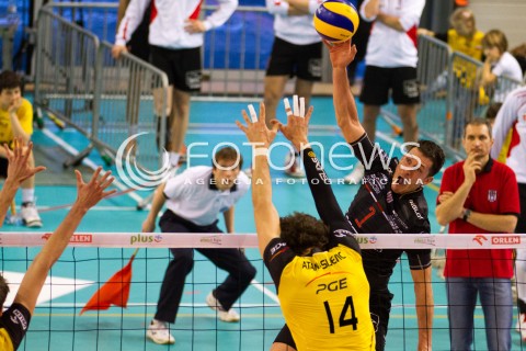  24.02.2013 BELCHATOW SIATKOWKA PLUS LIGA 2012/2013 MEN VOLLEYBALL POLAND POLISH PLUSLIGA LEAGUE SEASON MECZ PGE SKRA BELCHATOW - ASSECO RESOVIA RZESZOW N/Z  DOBROWOLSKI MACIEJ  