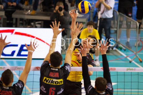  24.02.2013 BELCHATOW SIATKOWKA PLUS LIGA 2012/2013 MEN VOLLEYBALL POLAND POLISH PLUSLIGA LEAGUE SEASON MECZ PGE SKRA BELCHATOW - ASSECO RESOVIA RZESZOW N/Z  BAKIEWICZ MICHAL  