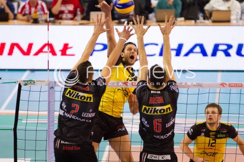  24.02.2013 BELCHATOW SIATKOWKA PLUS LIGA 2012/2013 MEN VOLLEYBALL POLAND POLISH PLUSLIGA LEAGUE SEASON MECZ PGE SKRA BELCHATOW - ASSECO RESOVIA RZESZOW N/Z WINIARSKI MICHAL  