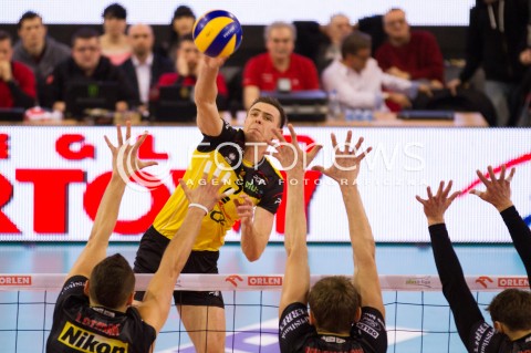  24.02.2013 BELCHATOW SIATKOWKA PLUS LIGA 2012/2013 MEN VOLLEYBALL POLAND POLISH PLUSLIGA LEAGUE SEASON MECZ PGE SKRA BELCHATOW - ASSECO RESOVIA RZESZOW N/Z MARIUSZ WLAZLY  