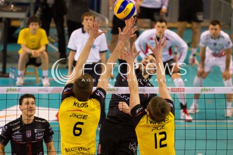  24.02.2013 BELCHATOW SIATKOWKA PLUS LIGA 2012/2013 MEN VOLLEYBALL POLAND POLISH PLUSLIGA LEAGUE SEASON MECZ PGE SKRA BELCHATOW - ASSECO RESOVIA RZESZOW N/Z NIKOLA KOVACEVIC   