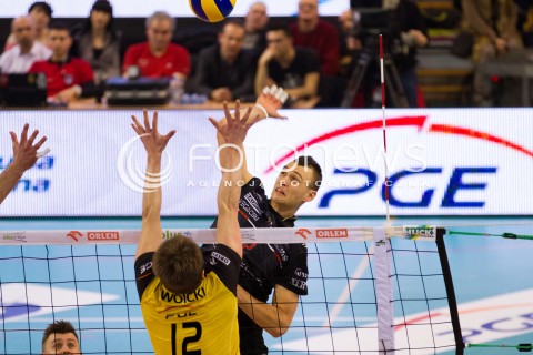  24.02.2013 BELCHATOW SIATKOWKA PLUS LIGA 2012/2013 MEN VOLLEYBALL POLAND POLISH PLUSLIGA LEAGUE SEASON MECZ PGE SKRA BELCHATOW - ASSECO RESOVIA RZESZOW N/Z  MICHAEL PAUL LOTMAN 