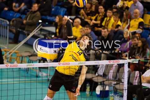  24.02.2013 BELCHATOW SIATKOWKA PLUS LIGA 2012/2013 MEN VOLLEYBALL POLAND POLISH PLUSLIGA LEAGUE SEASON MECZ PGE SKRA BELCHATOW - ASSECO RESOVIA RZESZOW N/Z ATANASIJEVIC ALEKSANDER  