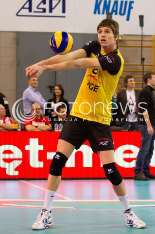  24.02.2013 BELCHATOW SIATKOWKA PLUS LIGA 2012/2013 MEN VOLLEYBALL POLAND POLISH PLUSLIGA LEAGUE SEASON MECZ PGE SKRA BELCHATOW - ASSECO RESOVIA RZESZOW N/Z  KONSTANTIN CUPKOVIC  