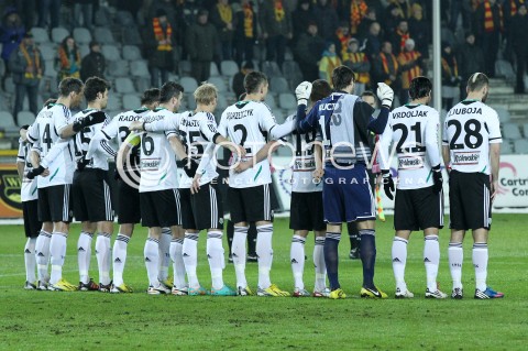  23.02.2013 KIELCE PILKA NOZNA POLSKA T-MOBILE EKSTRAKLASA SEZON 2012/2013 FOOTBALL POLISH EKSTRAKLASA SEASON 2012/2013 KORONA KIELCE - LEGIA WARSZAWA N/Z ZAWODNICY LEGIA WARSZAWA  