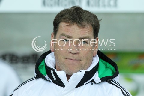 23.02.2013 KIELCE PILKA NOZNA POLSKA T-MOBILE EKSTRAKLASA SEZON 2012/2013 FOOTBALL POLISH EKSTRAKLASA SEASON 2012/2013 KORONA KIELCE - LEGIA WARSZAWA N/Z JAN URBAN TRENER ( HEAD COACH )  