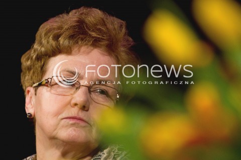  01.03.2013 RZESZOW KONFERENCJA KOBIETA AKTYWNA Z UDZIALEM PREZYDENTOWEJ DANUTY WALESY N/Z DANUTA WALESA PREZYDENTOWA  