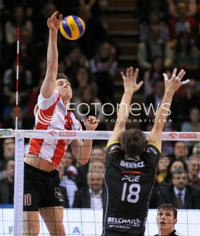  04.03.2013 RZESZOW SIATKOWKA PLUS LIGA 2012/2013 MEN VOLLEYBALL POLAND POLISH PLUSLIGA LEAGUE SEASON 2012/2013 MECZ ASSECO RESOVIA RZESZOW - PGE SKRA BELCHATOW N/Z JOCHEN SCHOPS MICHAL BAKIEWICZ  