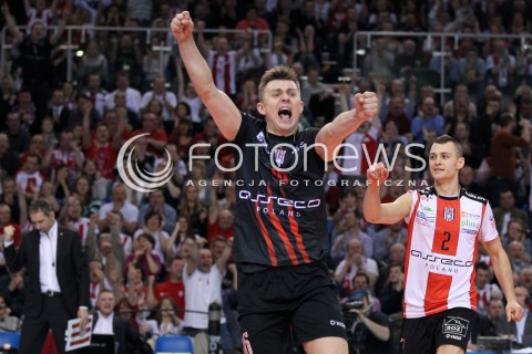  04.03.2013 RZESZOW SIATKOWKA PLUS LIGA 2012/2013 MEN VOLLEYBALL POLAND POLISH PLUSLIGA LEAGUE SEASON 2012/2013 MECZ ASSECO RESOVIA RZESZOW - PGE SKRA BELCHATOW N/Z KRZYSZTOF IGNACZAK PAUL LOTMAN RADOSC  