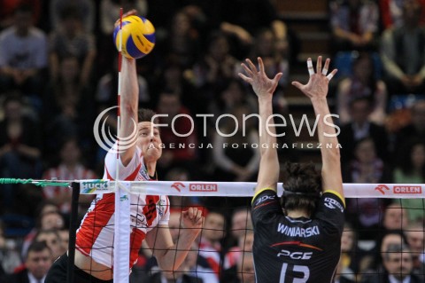  04.03.2013 RZESZOW SIATKOWKA PLUS LIGA 2012/2013 MEN VOLLEYBALL POLAND POLISH PLUSLIGA LEAGUE SEASON 2012/2013 MECZ ASSECO RESOVIA RZESZOW - PGE SKRA BELCHATOW N/Z JOCHEN SCHOPS MICHAL WINIARSKI  