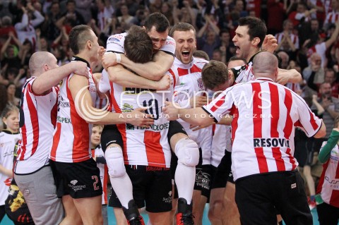  04.03.2013 RZESZOW SIATKOWKA PLUS LIGA 2012/2013 MEN VOLLEYBALL POLAND POLISH PLUSLIGA LEAGUE SEASON 2012/2013 MECZ ASSECO RESOVIA RZESZOW - PGE SKRA BELCHATOW N/Z ZBIGNIEW BARTMAN RADOSC WYGRANA  