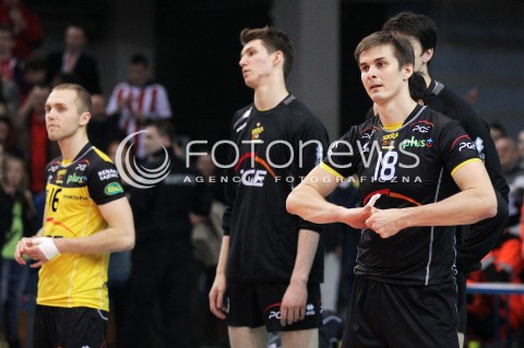  04.03.2013 RZESZOW SIATKOWKA PLUS LIGA 2012/2013 MEN VOLLEYBALL POLAND POLISH PLUSLIGA LEAGUE SEASON 2012/2013 MECZ ASSECO RESOVIA RZESZOW - PGE SKRA BELCHATOW N/Z MICHAL BAKIEWICZ PAWEL ZATORSKI MACIEJ MUZAJ SMUTEK PRZEGRANA  