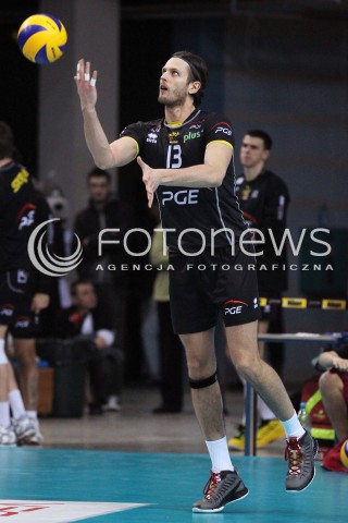  04.03.2013 RZESZOW SIATKOWKA PLUS LIGA 2012/2013 MEN VOLLEYBALL POLAND POLISH PLUSLIGA LEAGUE SEASON 2012/2013 MECZ ASSECO RESOVIA RZESZOW - PGE SKRA BELCHATOW N/Z MICHAL WINIARSKI SYLWETKA  