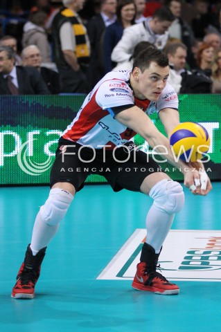  04.03.2013 RZESZOW SIATKOWKA PLUS LIGA 2012/2013 MEN VOLLEYBALL POLAND POLISH PLUSLIGA LEAGUE SEASON 2012/2013 MECZ ASSECO RESOVIA RZESZOW - PGE SKRA BELCHATOW N/Z ZBIGNIEW BARTMAN SYLWETKA  