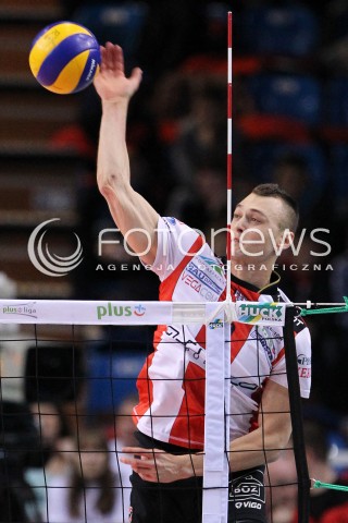  04.03.2013 RZESZOW SIATKOWKA PLUS LIGA 2012/2013 MEN VOLLEYBALL POLAND POLISH PLUSLIGA LEAGUE SEASON 2012/2013 MECZ ASSECO RESOVIA RZESZOW - PGE SKRA BELCHATOW N/Z PAUL LOTMAN  
