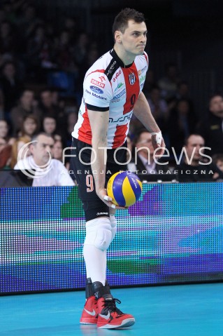  04.03.2013 RZESZOW SIATKOWKA PLUS LIGA 2012/2013 MEN VOLLEYBALL POLAND POLISH PLUSLIGA LEAGUE SEASON 2012/2013 MECZ ASSECO RESOVIA RZESZOW - PGE SKRA BELCHATOW N/Z ZBIGNIEW BARTMAN SYLWETKA  