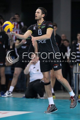  04.03.2013 RZESZOW SIATKOWKA PLUS LIGA 2012/2013 MEN VOLLEYBALL POLAND POLISH PLUSLIGA LEAGUE SEASON 2012/2013 MECZ ASSECO RESOVIA RZESZOW - PGE SKRA BELCHATOW N/Z MICHAL WINIARSKI SYLWETKA  