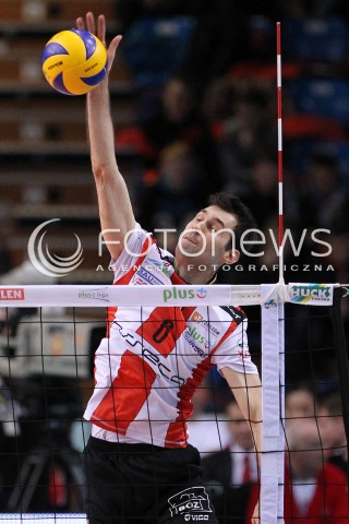  04.03.2013 RZESZOW SIATKOWKA PLUS LIGA 2012/2013 MEN VOLLEYBALL POLAND POLISH PLUSLIGA LEAGUE SEASON 2012/2013 MECZ ASSECO RESOVIA RZESZOW - PGE SKRA BELCHATOW N/Z GRZEGORZ KOSOK  
