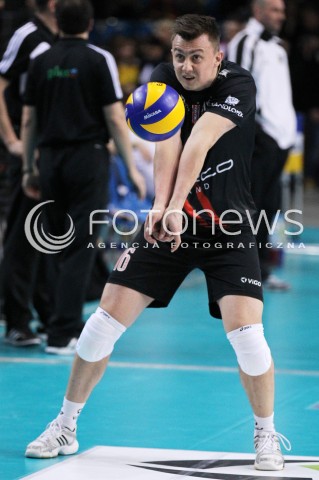  04.03.2013 RZESZOW SIATKOWKA PLUS LIGA 2012/2013 MEN VOLLEYBALL POLAND POLISH PLUSLIGA LEAGUE SEASON 2012/2013 MECZ ASSECO RESOVIA RZESZOW - PGE SKRA BELCHATOW N/Z KRZYSZTOF IGNACZAK SYLWETKA  