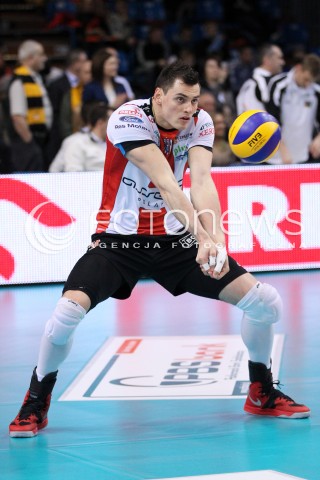  04.03.2013 RZESZOW SIATKOWKA PLUS LIGA 2012/2013 MEN VOLLEYBALL POLAND POLISH PLUSLIGA LEAGUE SEASON 2012/2013 MECZ ASSECO RESOVIA RZESZOW - PGE SKRA BELCHATOW N/Z ZBIGNIEW BARTMAN SYLWETKA  