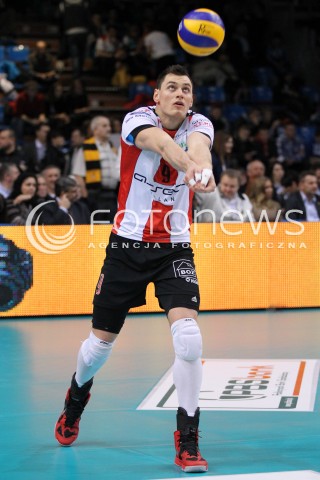  04.03.2013 RZESZOW SIATKOWKA PLUS LIGA 2012/2013 MEN VOLLEYBALL POLAND POLISH PLUSLIGA LEAGUE SEASON 2012/2013 MECZ ASSECO RESOVIA RZESZOW - PGE SKRA BELCHATOW N/Z ZBIGNIEW BARTMAN SYLWETKA  