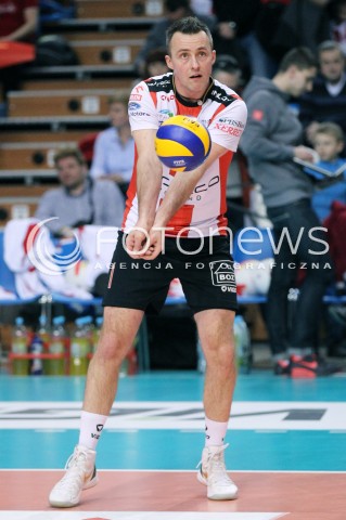  04.03.2013 RZESZOW SIATKOWKA PLUS LIGA 2012/2013 MEN VOLLEYBALL POLAND POLISH PLUSLIGA LEAGUE SEASON 2012/2013 MECZ ASSECO RESOVIA RZESZOW - PGE SKRA BELCHATOW N/Z MACIEJ DOBROWOLSKI SYLWETKA  