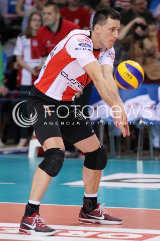  04.03.2013 RZESZOW SIATKOWKA PLUS LIGA 2012/2013 MEN VOLLEYBALL POLAND POLISH PLUSLIGA LEAGUE SEASON 2012/2013 MECZ ASSECO RESOVIA RZESZOW - PGE SKRA BELCHATOW N/Z ALEH ACHREM OLIEG AKHREM SYLWETKA  