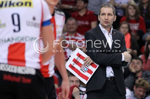  04.03.2013 RZESZOW SIATKOWKA PLUS LIGA 2012/2013 MEN VOLLEYBALL POLAND POLISH PLUSLIGA LEAGUE SEASON 2012/2013 MECZ ASSECO RESOVIA RZESZOW - PGE SKRA BELCHATOW N/Z ANDRZEJ KOWAL TRENER ( HEAD COACH )  