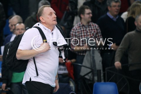  04.03.2013 RZESZOW SIATKOWKA PLUS LIGA 2012/2013 MEN VOLLEYBALL POLAND POLISH PLUSLIGA LEAGUE SEASON 2012/2013 MECZ ASSECO RESOVIA RZESZOW - PGE SKRA BELCHATOW N/Z JACEK NAWROCKI TRENER ( HEAD COACH ) SMUTEK PRZEGRANA  