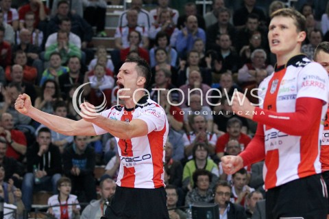  04.03.2013 RZESZOW SIATKOWKA PLUS LIGA 2012/2013 MEN VOLLEYBALL POLAND POLISH PLUSLIGA LEAGUE SEASON 2012/2013 MECZ ASSECO RESOVIA RZESZOW - PGE SKRA BELCHATOW N/Z ALEH ACHREM OLIEG AKHREM LUKAS TICHACEK RADOSC  