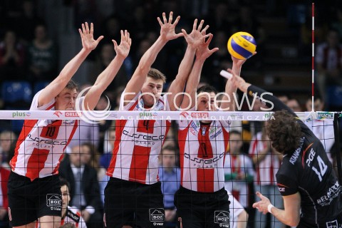  04.03.2013 RZESZOW SIATKOWKA PLUS LIGA 2012/2013 MEN VOLLEYBALL POLAND POLISH PLUSLIGA LEAGUE SEASON 2012/2013 MECZ ASSECO RESOVIA RZESZOW - PGE SKRA BELCHATOW N/Z JOCHEN SCHOPS PIOTR NOWAKOWSKI ALEH ACHREM OLIEG AKHREM ALEKSANDAR ATANASIJEVIC  