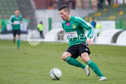  09.03.2013 BELCHATOW PILKA NOZNA T-MOBILE EKSTRAKLASA SEZON 2012/2013 FOOTBALL POLISH EKSTRAKLASA SEASON GKS BELCHATOW - WIDZEW LODZ  N/Z MATEUSZ MAK   