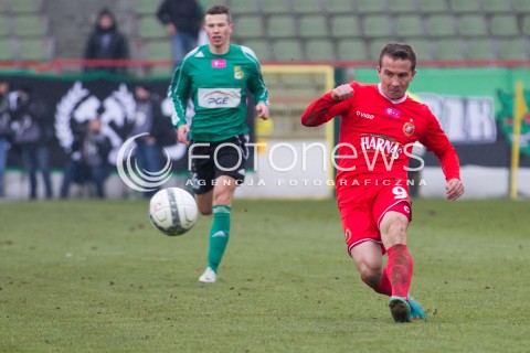  09.03.2013 BELCHATOW PILKA NOZNA T-MOBILE EKSTRAKLASA SEZON 2012/2013 FOOTBALL POLISH EKSTRAKLASA SEASON GKS BELCHATOW - WIDZEW LODZ  N/Z MARCIN KACZMAREK   