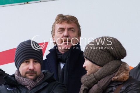  09.03.2013 BELCHATOW PILKA NOZNA T-MOBILE EKSTRAKLASA SEZON 2012/2013 FOOTBALL POLISH EKSTRAKLASA SEASON GKS BELCHATOW - WIDZEW LODZ  N/Z ZBIGNIEW BONIEK   