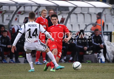  16.03.2013 LODZ PILKA NOZNA T-MOBILE EKSTRAKLASA SEZON 2012/2013 FOOTBALL POLISH EKSTRAKLASA SEASON WIDZEW LODZ - ZAGLEBIE LUBIN N/Z KRYSTIAN NOWAK MICHAL PAPADOPULOS   