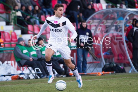  16.03.2013 LODZ PILKA NOZNA T-MOBILE EKSTRAKLASA SEZON 2012/2013 FOOTBALL POLISH EKSTRAKLASA SEASON WIDZEW LODZ - ZAGLEBIE LUBIN N/Z MICHAL PAPADOPULOS   