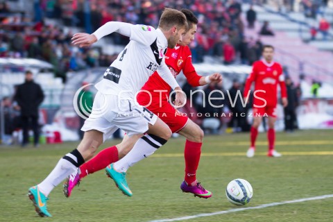  16.03.2013 LODZ PILKA NOZNA T-MOBILE EKSTRAKLASA SEZON 2012/2013 FOOTBALL POLISH EKSTRAKLASA SEASON WIDZEW LODZ - ZAGLEBIE LUBIN N/Z MARIUSZ RYBICKI RADOSLAW BARTOSZEWICZ   