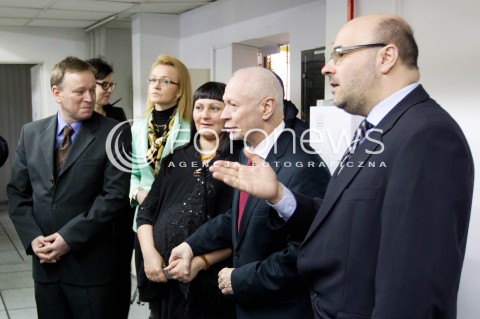  19.03.2013 RZESZOW MINISTER ADMINISTRACJI I CYFRYZACJI MICHAL BONI NA PODKARPACIU. ZWIEDZIL ODDZIAL TELEWIZJI TVP RZESZOW<br /><br />19th March 2013 Poland Rzeszow. Michal Boni - The Minister of Digitisation and Administration visited one of the regional branches of Rzeszow television TVP RZESZOW.<br />N/Z MINISTER MICHAL BONI WOJEWODA PODKARPACKA MALGORZATA CHOMYCZ SMIGIELSKA  