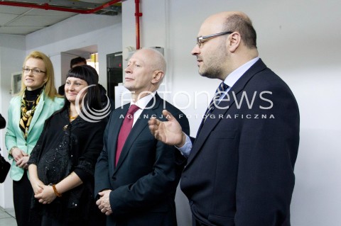  19.03.2013 RZESZOW MINISTER ADMINISTRACJI I CYFRYZACJI MICHAL BONI NA PODKARPACIU. ZWIEDZIL ODDZIAL TELEWIZJI TVP RZESZOW<br /><br />19th March 2013 Poland Rzeszow. Michal Boni - The Minister of Digitisation and Administration visited one of the regional branches of Rzeszow television TVP RZESZOW.<br />N/Z MINISTER MICHAL BONI (C)  