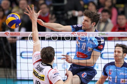  24.03.2013 RZESZOW SIATKOWKA PLUS LIGA 2012/2013 MEN VOLLEYBALL POLAND POLISH PLUSLIGA LEAGUE SEASON 2012/2013 MECZ ASSECO RESOVIA RZESZOW - DELECTA BYDGOSZCZ N/Z ANDRZEJ WRONA JOCHEN SCHOPS  