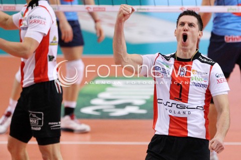  24.03.2013 RZESZOW SIATKOWKA PLUS LIGA 2012/2013 MEN VOLLEYBALL POLAND POLISH PLUSLIGA LEAGUE SEASON 2012/2013 MECZ ASSECO RESOVIA RZESZOW - DELECTA BYDGOSZCZ N/Z ALEH ACHREM OLIEG AKHREM RADOSC  