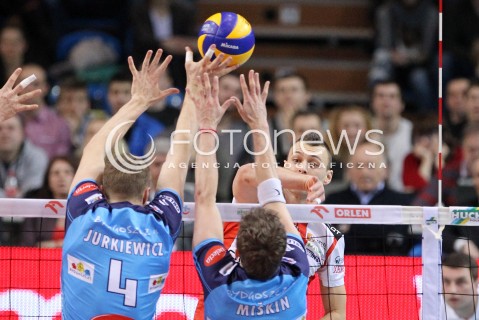  24.03.2013 RZESZOW SIATKOWKA PLUS LIGA 2012/2013 MEN VOLLEYBALL POLAND POLISH PLUSLIGA LEAGUE SEASON 2012/2013 MECZ ASSECO RESOVIA RZESZOW - DELECTA BYDGOSZCZ N/Z PAUL LOTMAN MICHAL MASNY WOJCIECH JURKIEWICZ  