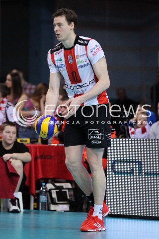  24.03.2013 RZESZOW SIATKOWKA PLUS LIGA 2012/2013 MEN VOLLEYBALL POLAND POLISH PLUSLIGA LEAGUE SEASON 2012/2013 MECZ ASSECO RESOVIA RZESZOW - DELECTA BYDGOSZCZ N/Z JOCHEN SCHOPS SYLWETKA  