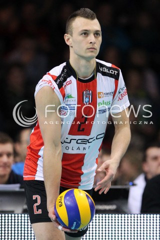  24.03.2013 RZESZOW SIATKOWKA PLUS LIGA 2012/2013 MEN VOLLEYBALL POLAND POLISH PLUSLIGA LEAGUE SEASON 2012/2013 MECZ ASSECO RESOVIA RZESZOW - DELECTA BYDGOSZCZ N/Z PAUL LOTMAN SYLWETKA  