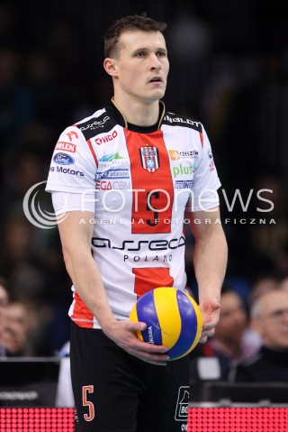  24.03.2013 RZESZOW SIATKOWKA PLUS LIGA 2012/2013 MEN VOLLEYBALL POLAND POLISH PLUSLIGA LEAGUE SEASON 2012/2013 MECZ ASSECO RESOVIA RZESZOW - DELECTA BYDGOSZCZ N/Z LUKAS TICHACEK SYLWETKA  