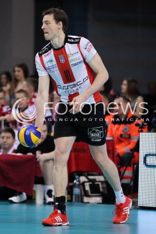  24.03.2013 RZESZOW SIATKOWKA PLUS LIGA 2012/2013 MEN VOLLEYBALL POLAND POLISH PLUSLIGA LEAGUE SEASON 2012/2013 MECZ ASSECO RESOVIA RZESZOW - DELECTA BYDGOSZCZ N/Z JOCHEN SCHOPS SYLWETKA  