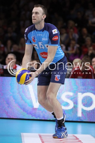  24.03.2013 RZESZOW SIATKOWKA PLUS LIGA 2012/2013 MEN VOLLEYBALL POLAND POLISH PLUSLIGA LEAGUE SEASON 2012/2013 MECZ ASSECO RESOVIA RZESZOW - DELECTA BYDGOSZCZ N/Z TOMASZ WIECZOREK SYLWETKA  