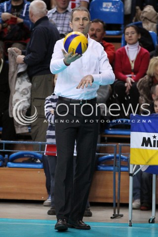  24.03.2013 RZESZOW SIATKOWKA PLUS LIGA 2012/2013 MEN VOLLEYBALL POLAND POLISH PLUSLIGA LEAGUE SEASON 2012/2013 MECZ ASSECO RESOVIA RZESZOW - DELECTA BYDGOSZCZ N/Z ANDRZEJ KOWAL TRENER ( HEAD COACH )  