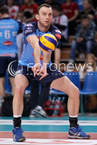  24.03.2013 RZESZOW SIATKOWKA PLUS LIGA 2012/2013 MEN VOLLEYBALL POLAND POLISH PLUSLIGA LEAGUE SEASON 2012/2013 MECZ ASSECO RESOVIA RZESZOW - DELECTA BYDGOSZCZ N/Z TOMASZ WIECZOREK SYLWETKA  