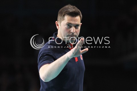  24.03.2013 RZESZOW SIATKOWKA PLUS LIGA 2012/2013 MEN VOLLEYBALL POLAND POLISH PLUSLIGA LEAGUE SEASON 2012/2013 MECZ ASSECO RESOVIA RZESZOW - DELECTA BYDGOSZCZ N/Z PIOTR MAKOWSKI ( HEAD COACH ) TRENER  